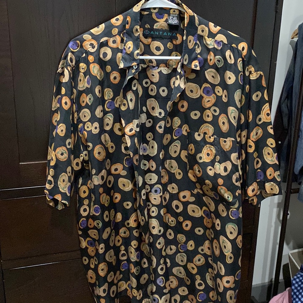 Vintage summer silk shirt!